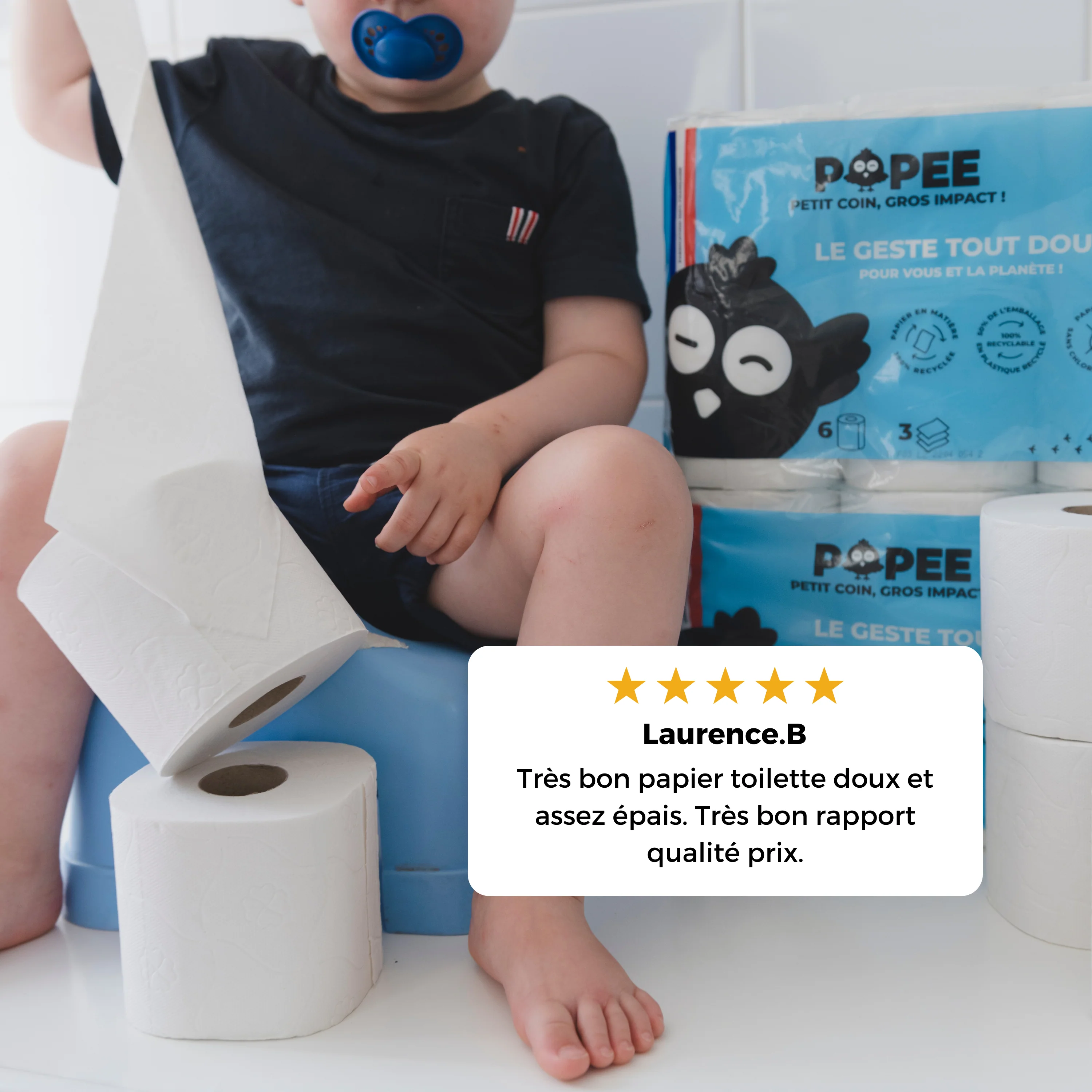 PAPIER TOILETTE Confort - 24 ou 60 rouleaux - Image 4