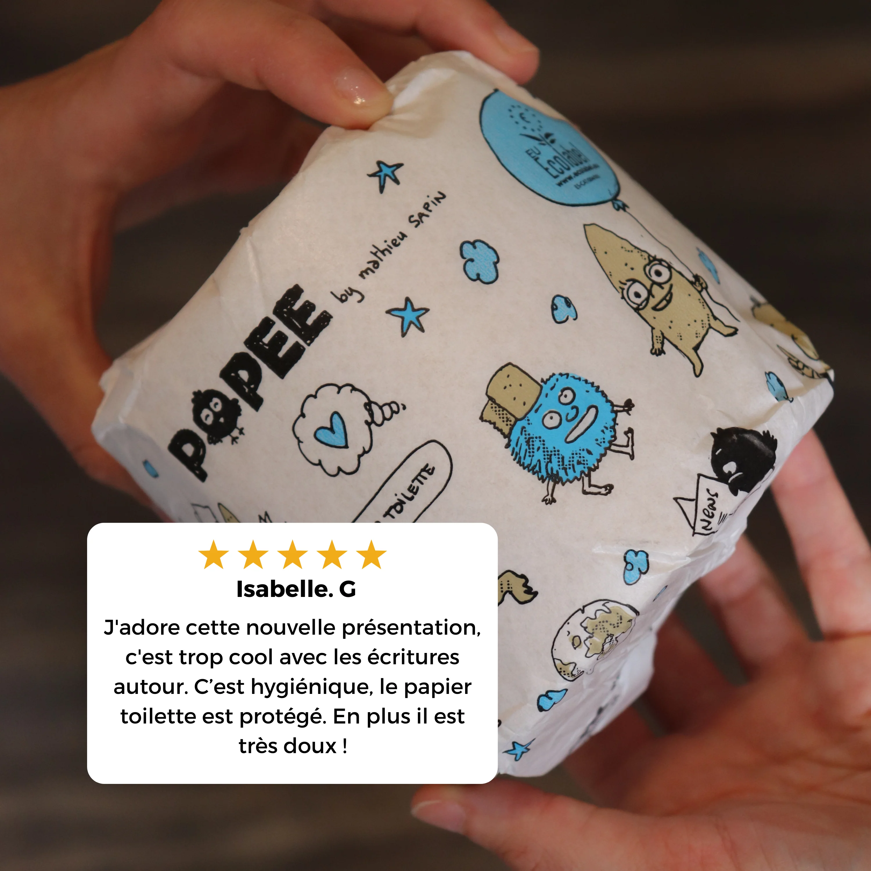 PAPIER TOILETTE Zéro plastique - 48 rouleaux avec livraison offerte - Image 4